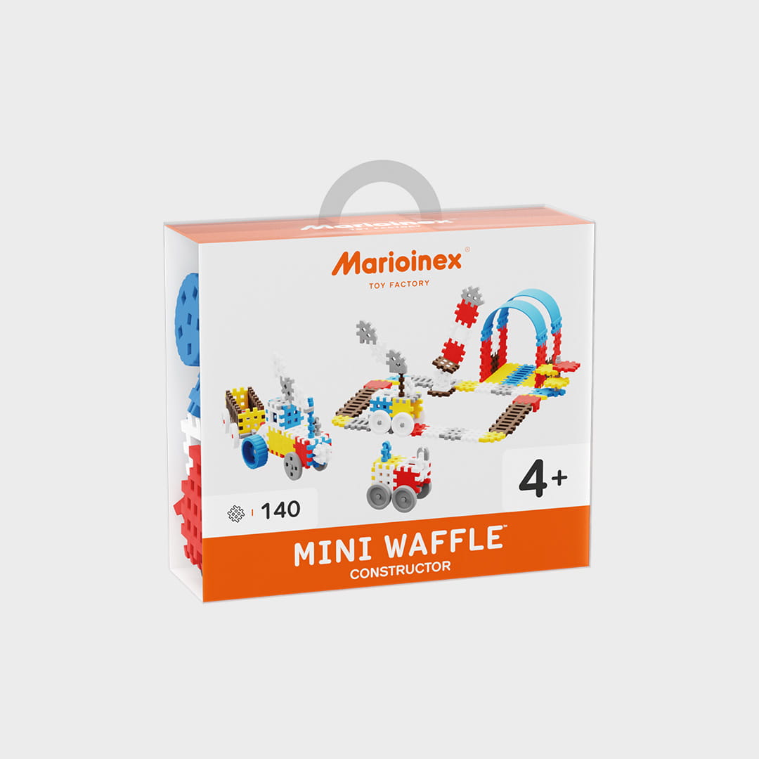 Mini Waffle Konstruktor 140 niebieski
