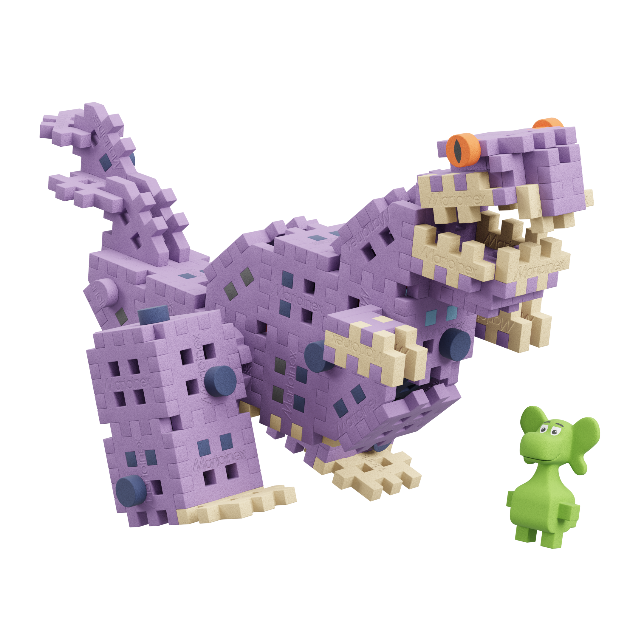 MINI WAFFLE - DIPLODOK - DIPLODOK I T-REX 148 EL. - obrazek 3