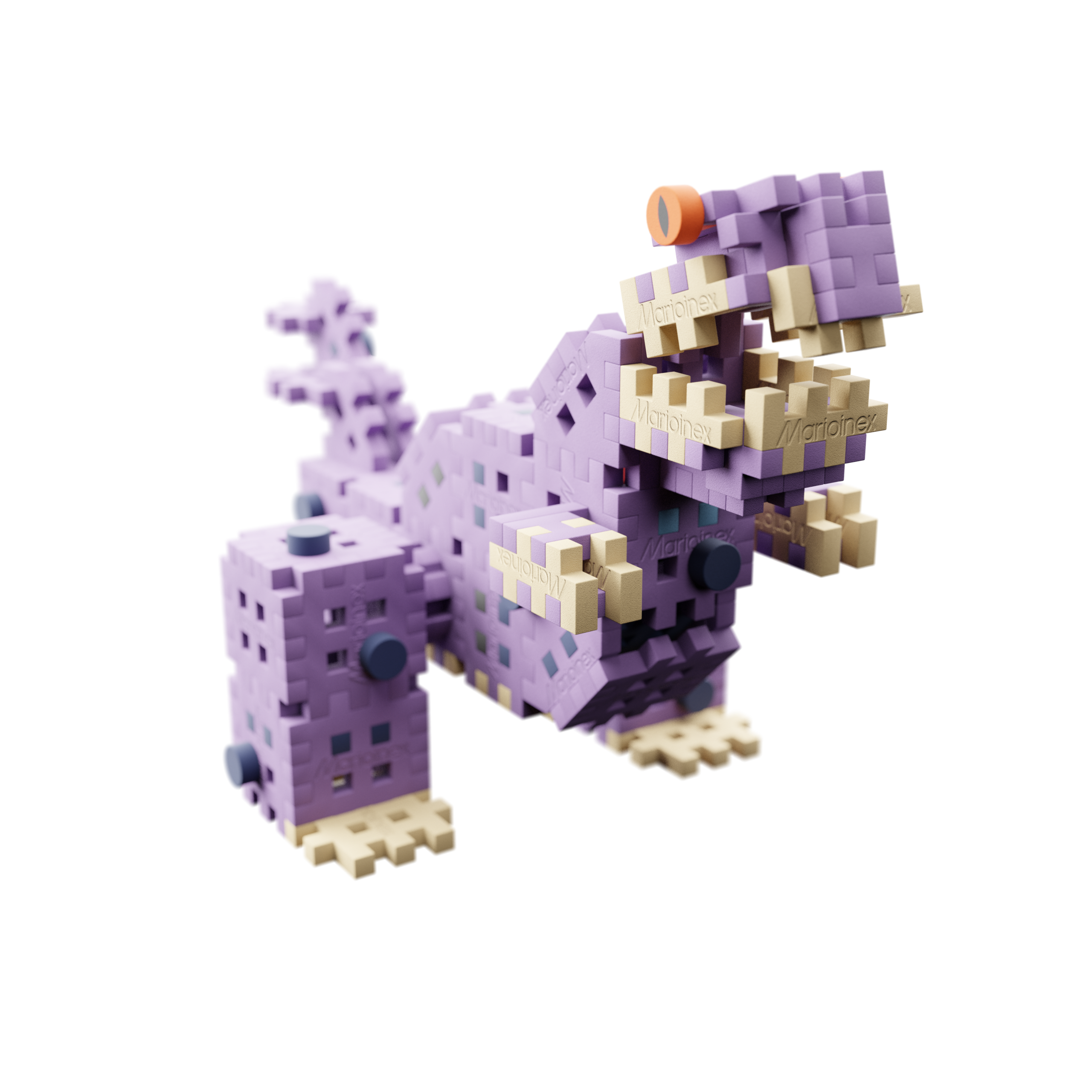 MINI WAFFLE - DIPLODOK - DIPLODOK I T-REX 148 EL. - obrazek 7