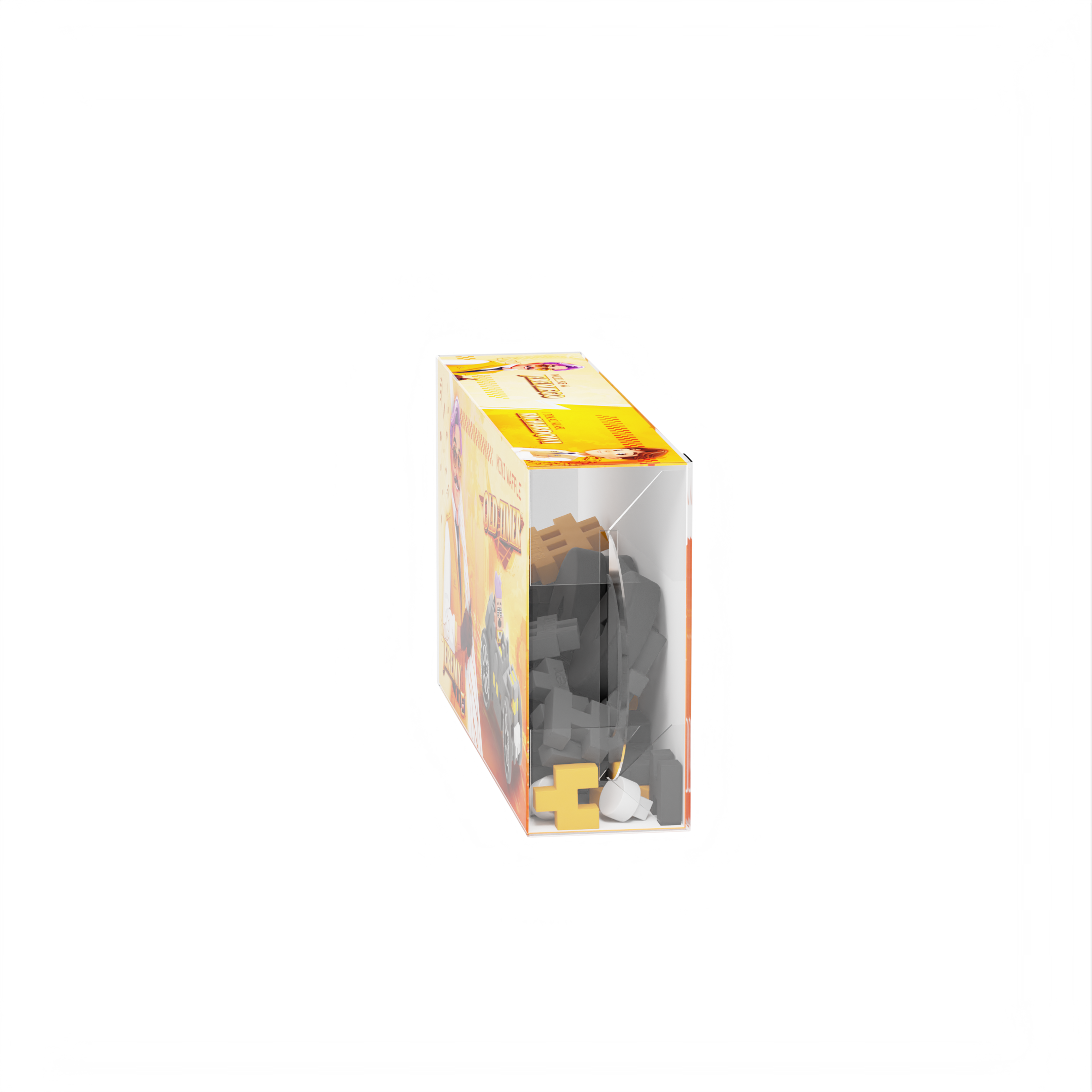 Mini Waffle Autka - Old Timer Szary - obrazek 3