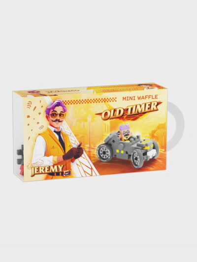 Mini Waffle Autka - Old Timer Szary