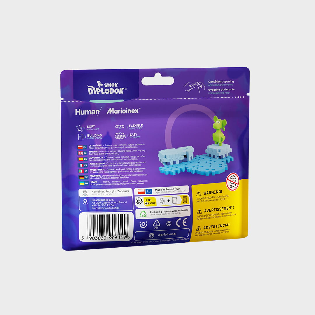 MINI WAFFLE - DIPLODOK - DIPLODOK I ARKTYKA SASZETKA 25 EL. - obrazek 2