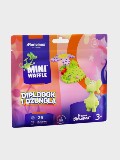 MINI WAFFLE - DIPLODOK - DIPLODOK I DŻUNGLA SASZETKA 25 EL.