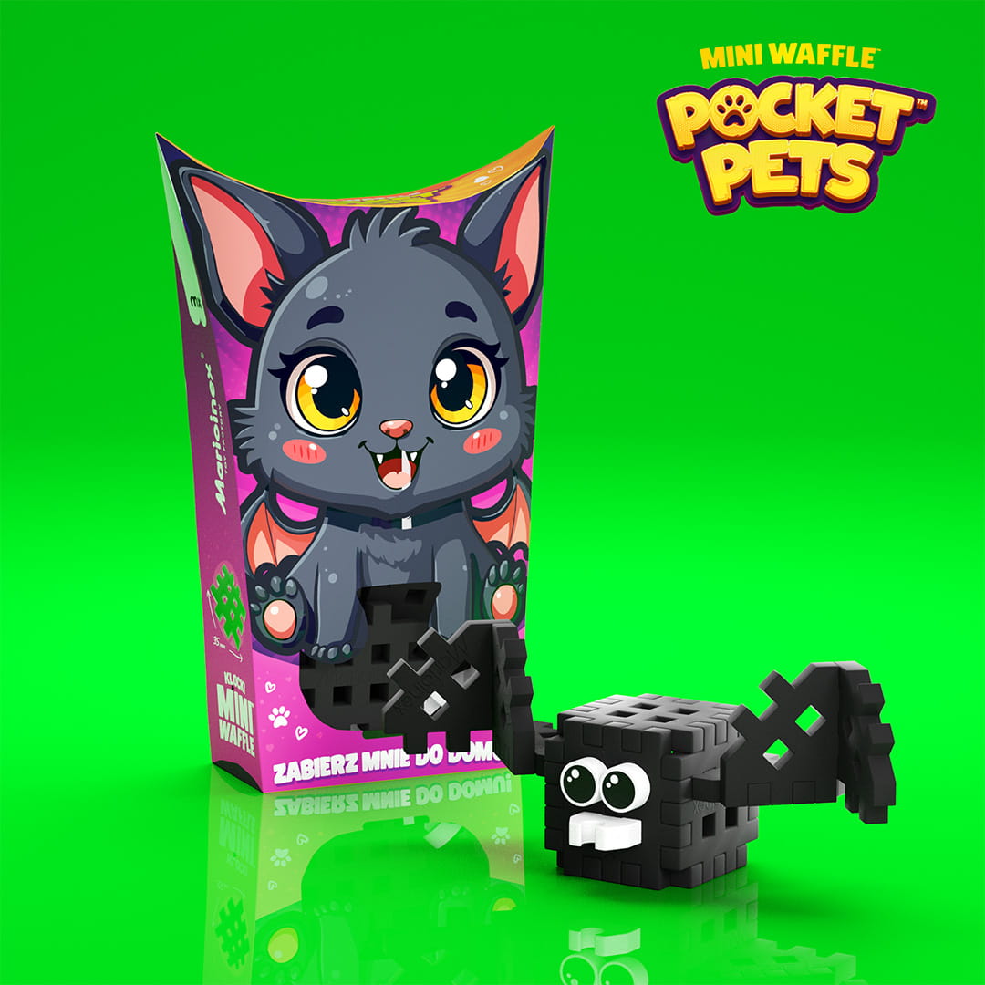 Mini Waffle - Pocket Pets - Nietoperz