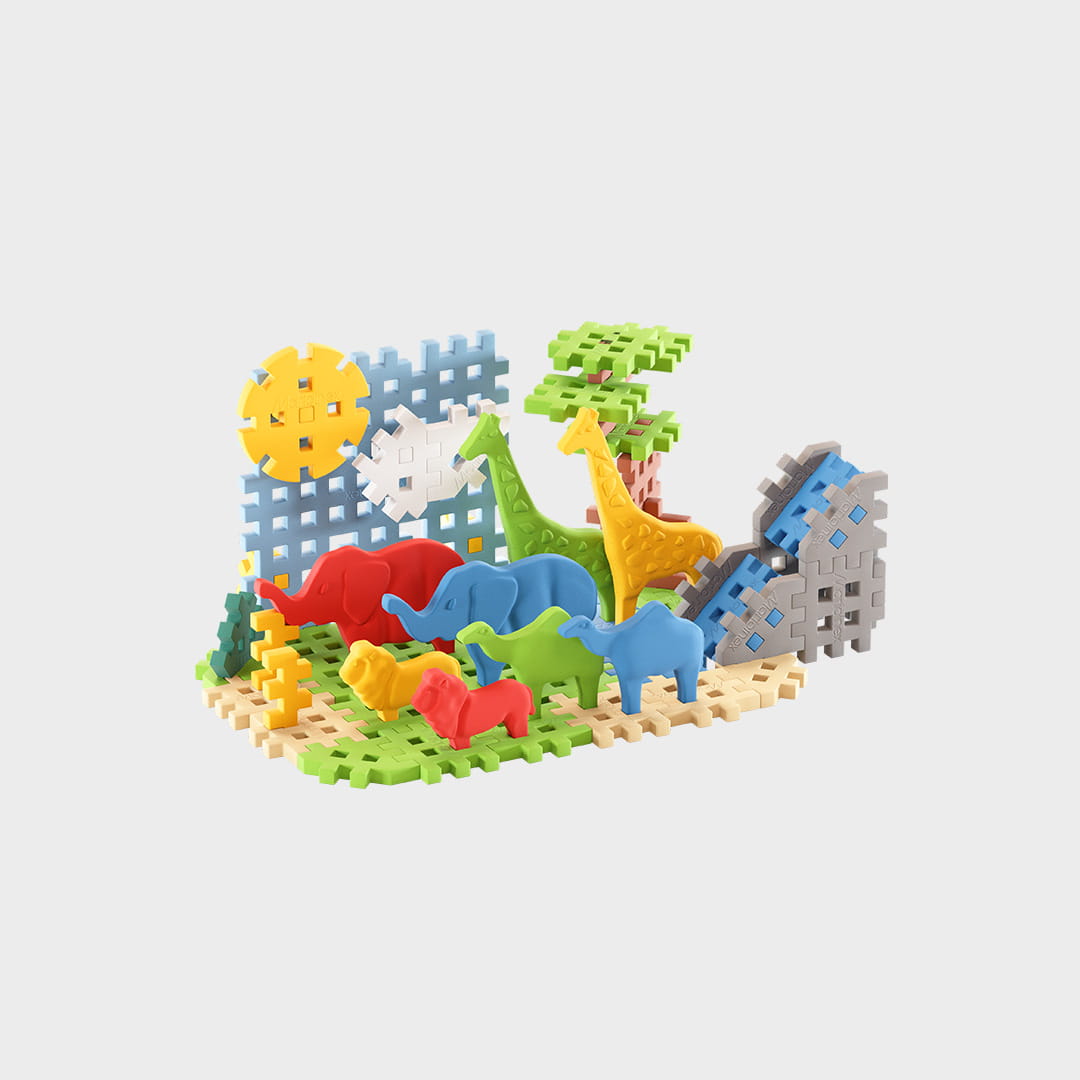 Mini Waffle - Animals SAWANNA 50 el. - obrazek 2