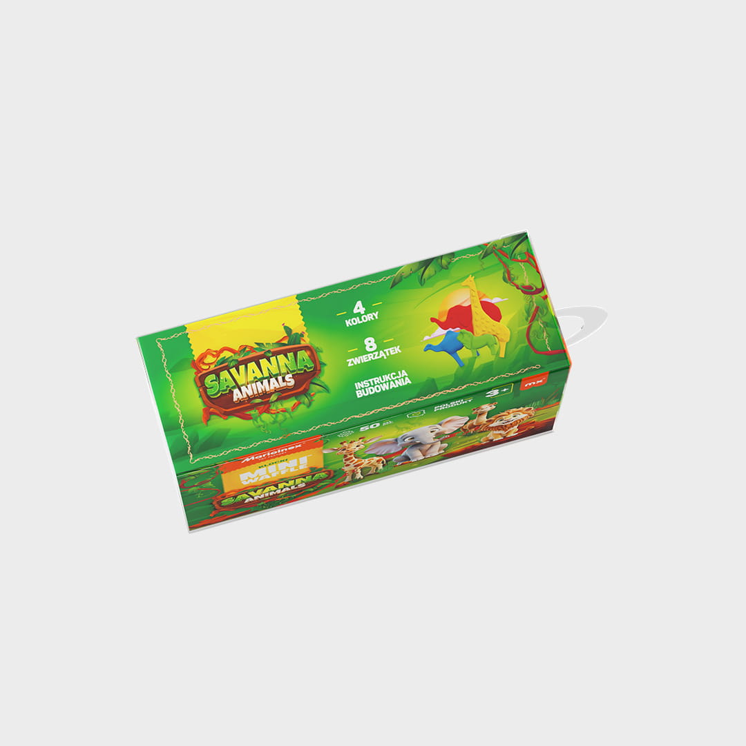 Mini Waffle - Animals SAWANNA 50 el. - obrazek 4