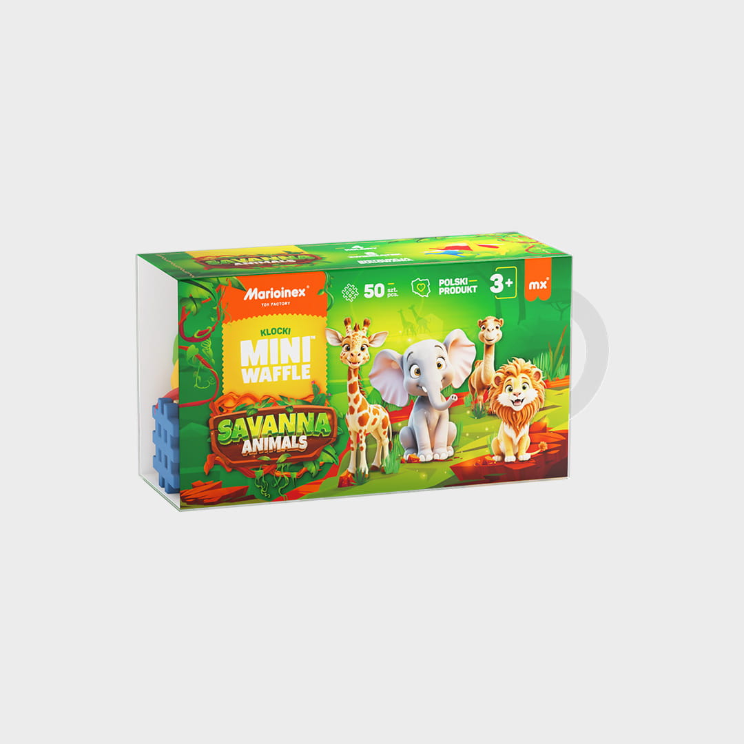Mini Waffle - Animals SAWANNA 50 el.