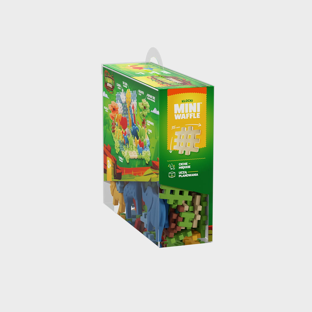 Mini Waffle - Animals SAWANNA 100 el. - obrazek 4