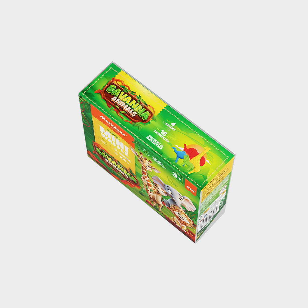 Mini Waffle - Animals SAWANNA 100 el. - obrazek 6