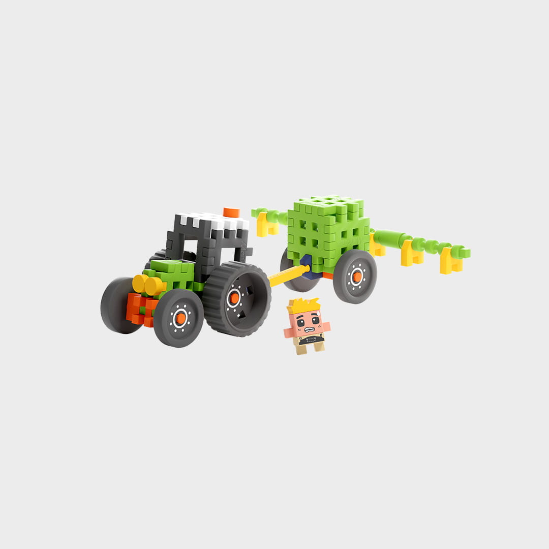 Mini Waffle - Farmer - Traktor z opryskiwaczem - obrazek 3