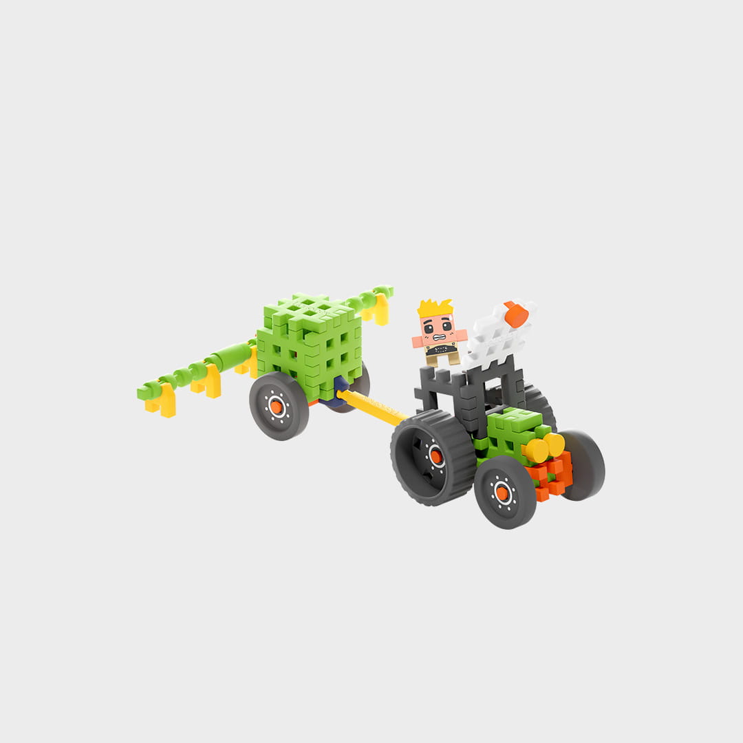 Mini Waffle - Farmer - Traktor z opryskiwaczem - obrazek 5