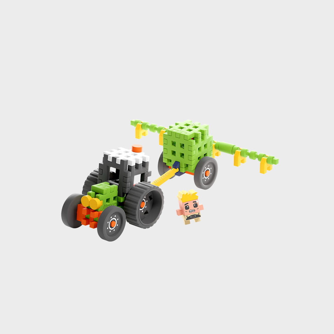 Mini Waffle - Farmer - Traktor z opryskiwaczem - obrazek 6