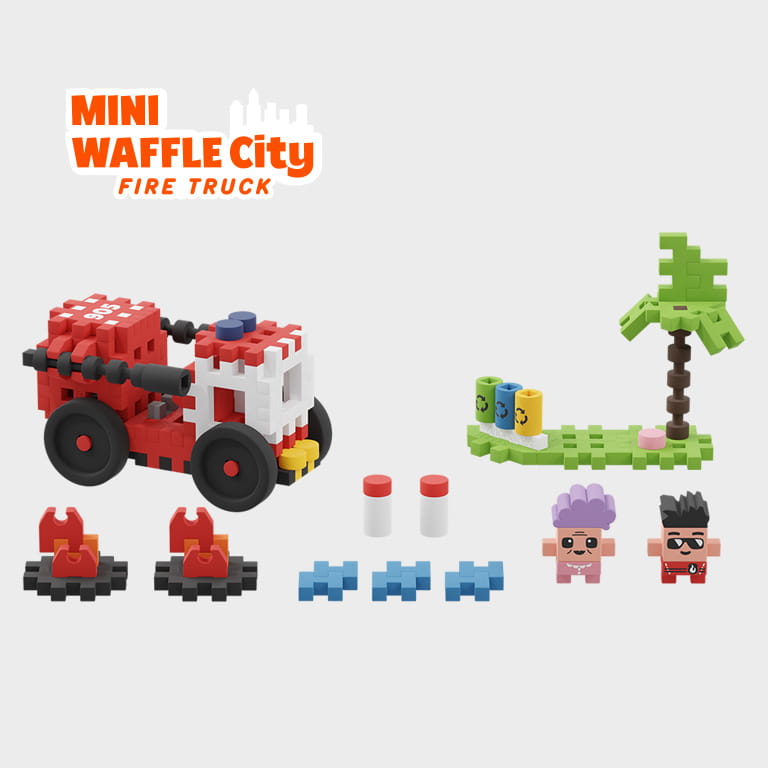 Mini Waffle City: Wóz Strażacki - obrazek 3