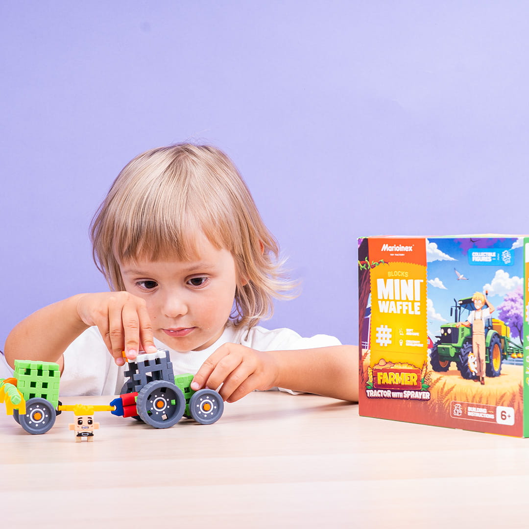 Mini Waffle - Farmer - Traktor z opryskiwaczem - obrazek 9