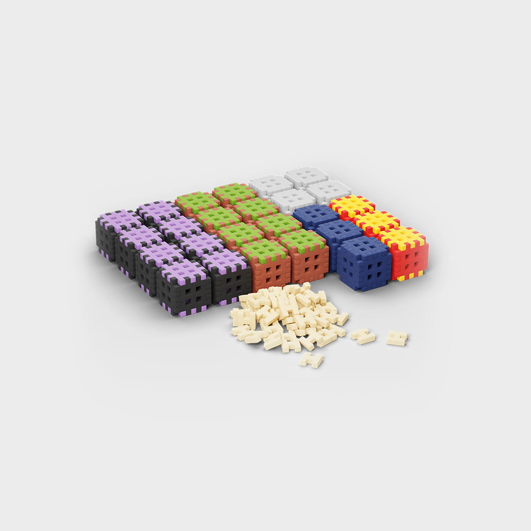 Mini Waffle Green Blocks 206 - obrazek 4