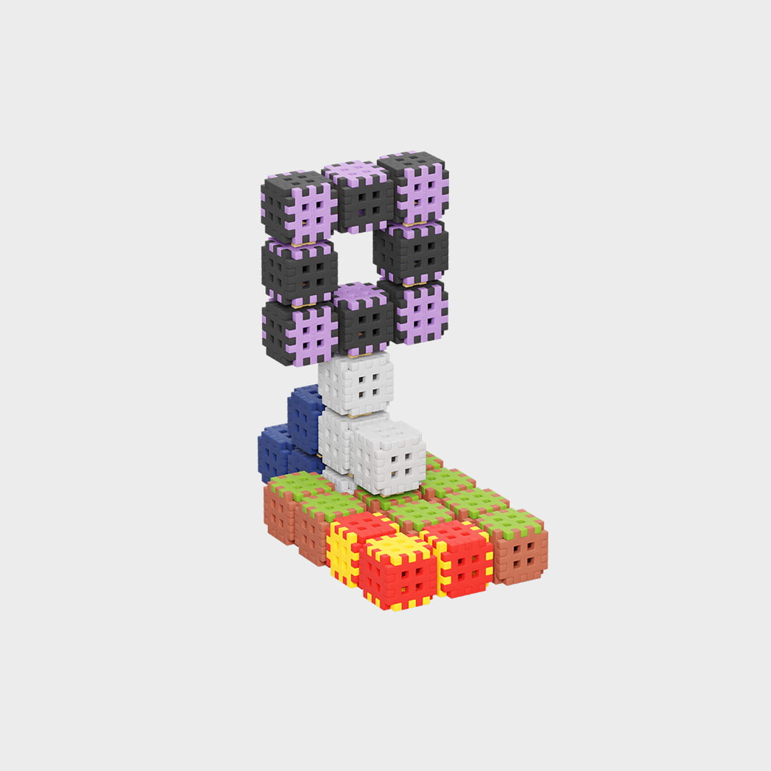 Mini Waffle Green Blocks 206 - obrazek 3