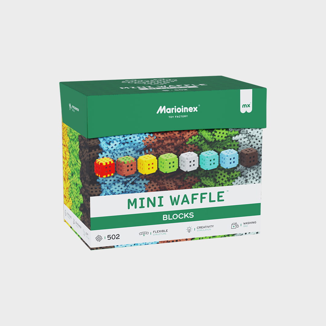 Mini Waffle Green Blocks 502