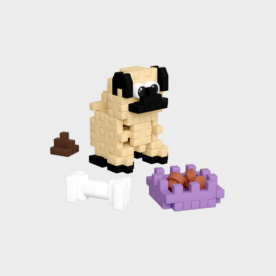 Mini Waffle - Pocket Pets Puppies - Mops - obrazek 5