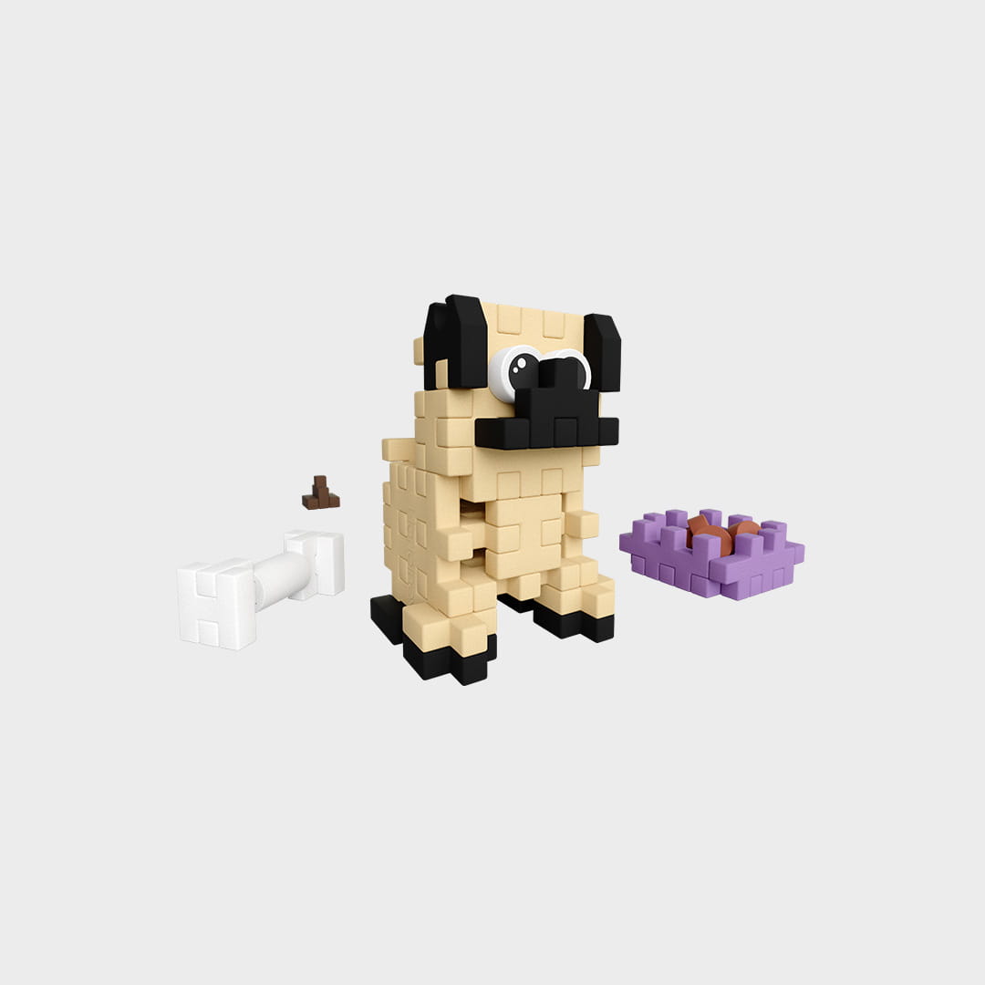 Mini Waffle - Pocket Pets Puppies - Mops - obrazek 4