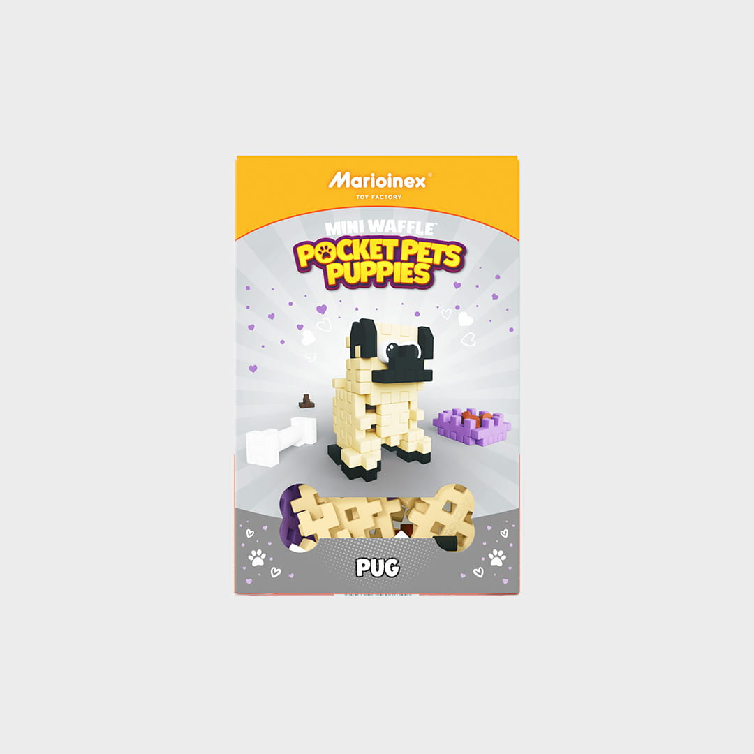 Mini Waffle - Pocket Pets Puppies - Mops - obrazek 3