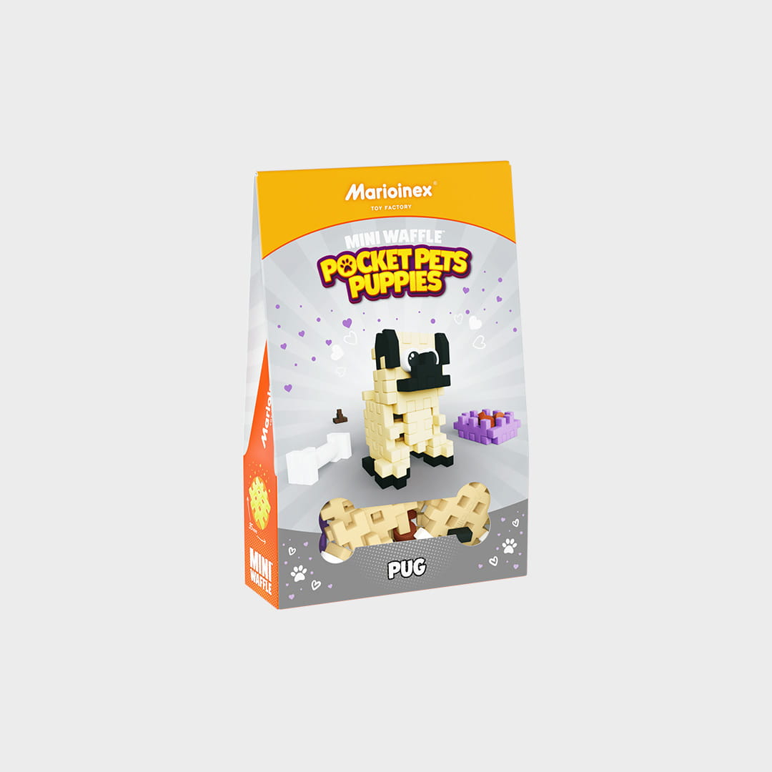 Mini Waffle - Pocket Pets Puppies - Mops - obrazek 2
