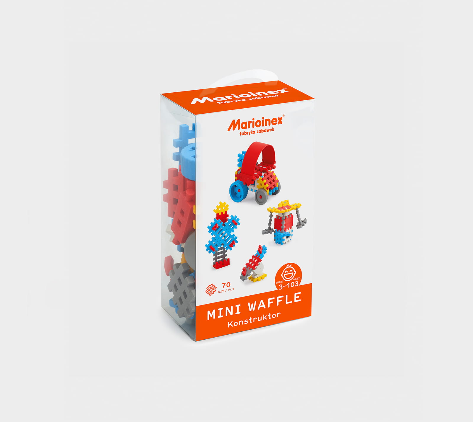 Mini Waffle Konstruktor 70 niebieski - obrazek 5