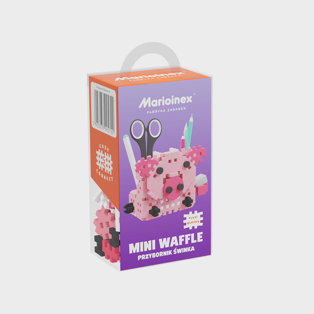 Mini Waffle Przybornik: Świnka - obrazek 3